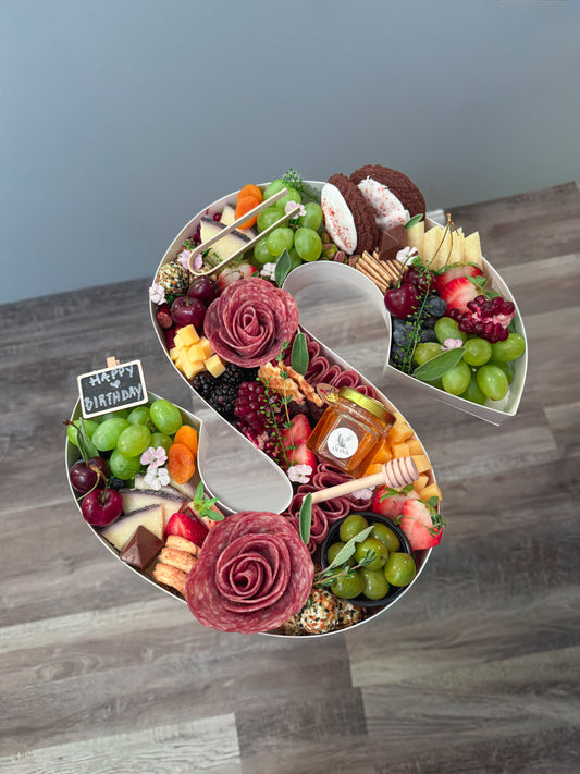 CHARCUTERIE IN A LETTER OR NUMBER